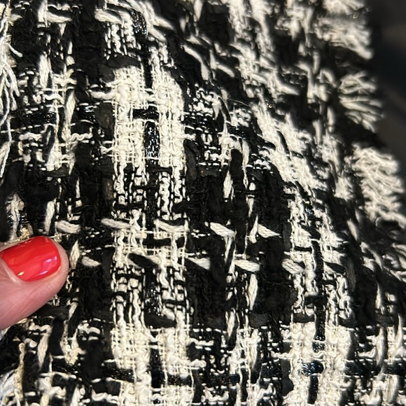 Truth & Pride Black and White Tweed Blazer, XS - Picture 16 of 16